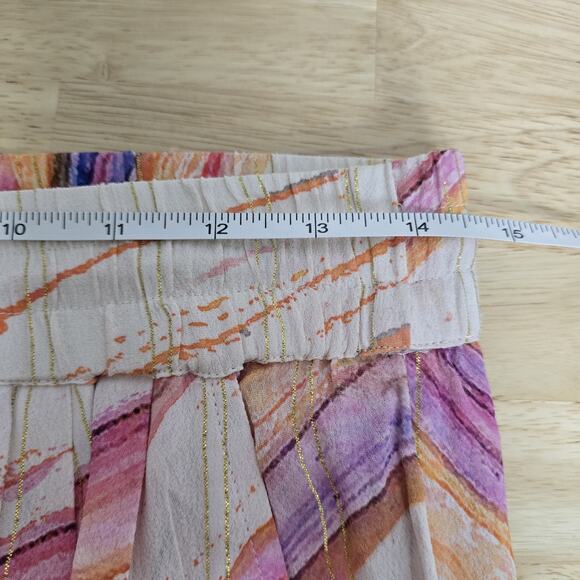 Rococo Sand Pants Womens Large Metallic Boho Drawstring Pocket Tie Dye Festival - Picture 6 of 11